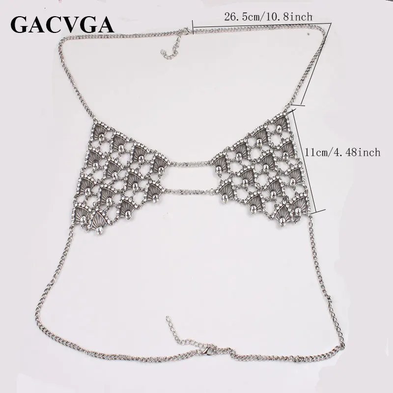 Женский укороченный топ GACVGA металлический лифчик с лямкой на шее вечерние