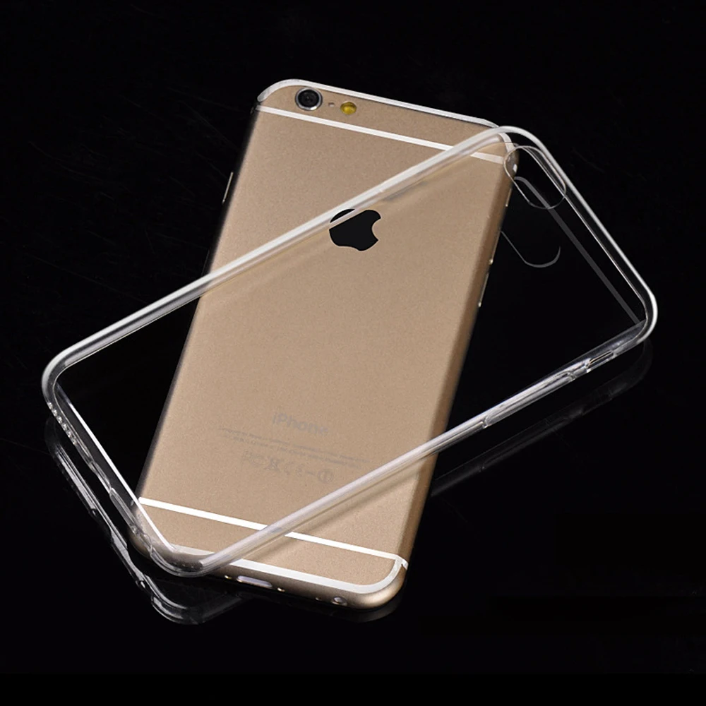 Ultra-thin Clear Transparent Soft Silicon TPU Mobile Phone Case for Apple iPhone 6 6s Plus 7 8 se2 Back Cover Shell | Мобильные