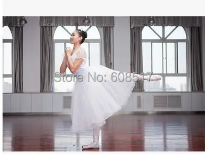Новинка 2015 платье для балета взрослых Белое Женское лебедь озеро балетные танцы