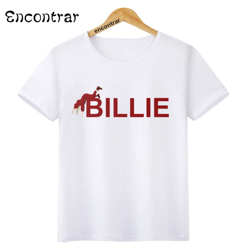 Billie Eilish/повседневные мужские футболки с круглым вырезом и принтом модные детские топы, футболка для мальчиков и девочек детская футболка с короткими рукавами г. HKP4569 - Цвет: HKP4569G