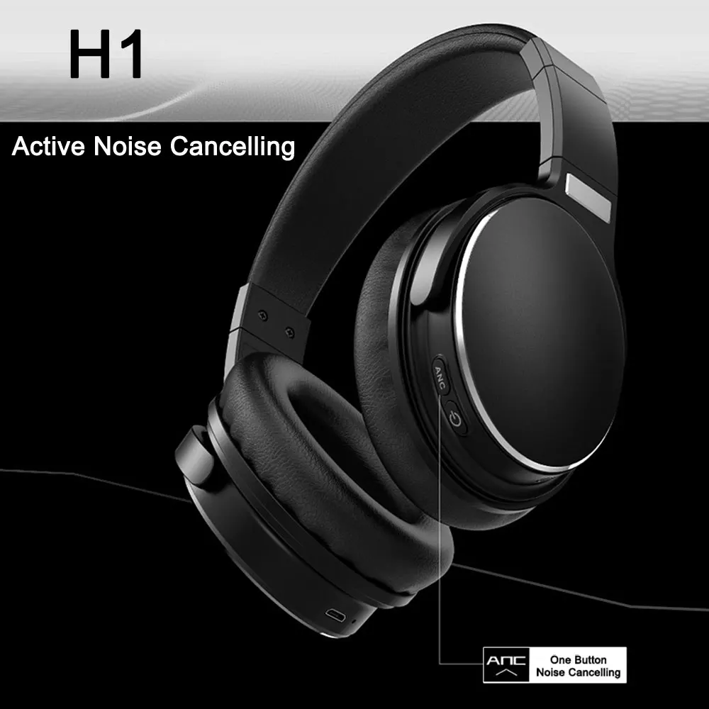Беспроводные наушники Climder H1 с активным шумоподавлением Bluetooth 5 0 микрофоном и