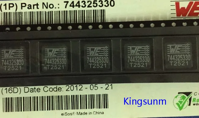 

Бесплатная доставка 10 шт 744325330 [WE-HCI плоский 1050 3.3uH 12A 5,9 mOhm]