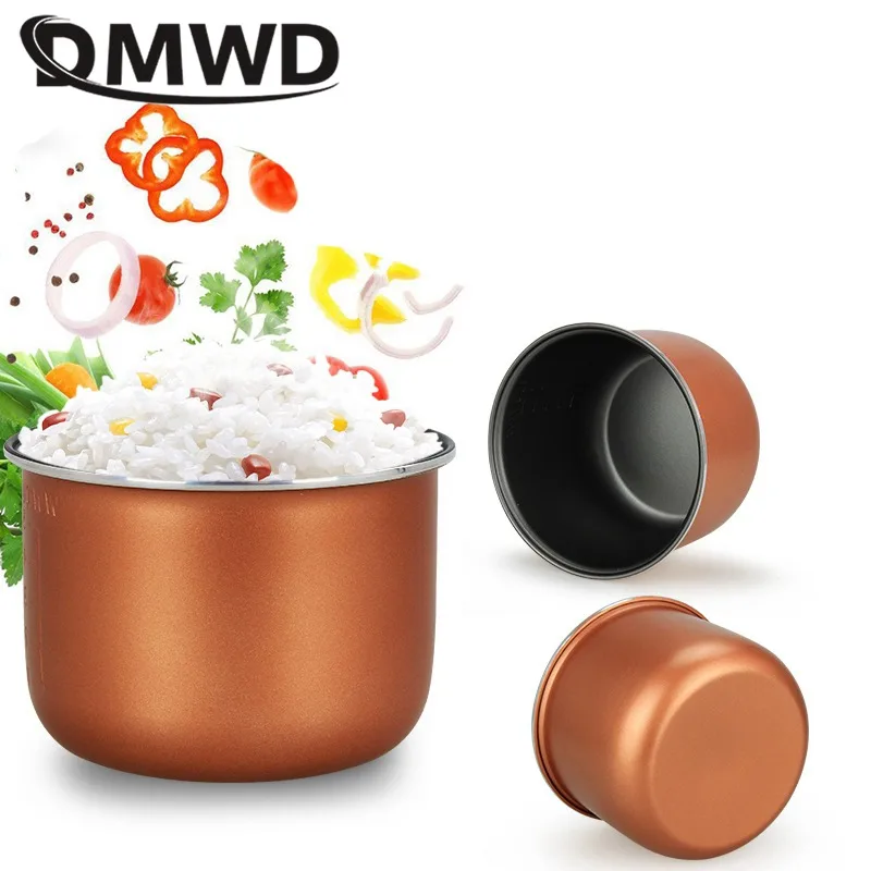 DMWD 1.2L портативная мини рисоварка маленькая 2 слойная Пароварка