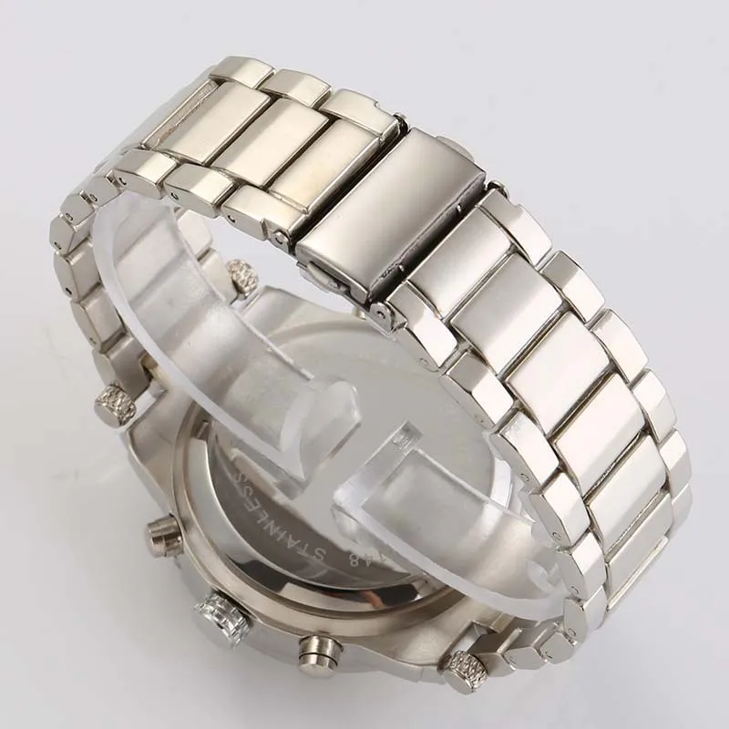

Brand 6.11 Fashion Digital Watch Men Led Full Steel Mens Sports Quartz-Watch Military Army Male Watches relogio masculino