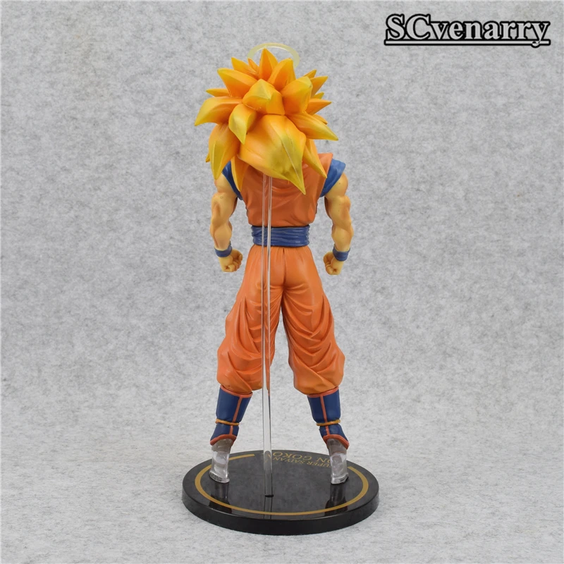 Аниме Dragon Ball Z Heroes Super Saiyan 3 Son Goku ПВХ фигурка коллекционная игрушка 30 см | Игрушки и