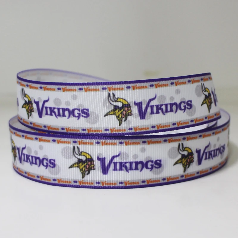 50 ярдов 7/8 &quot1&quot 1 5 &quot2&quot 3 &quot22 мм 25 38 75 футбольная команда напечатала grosgrain ленты