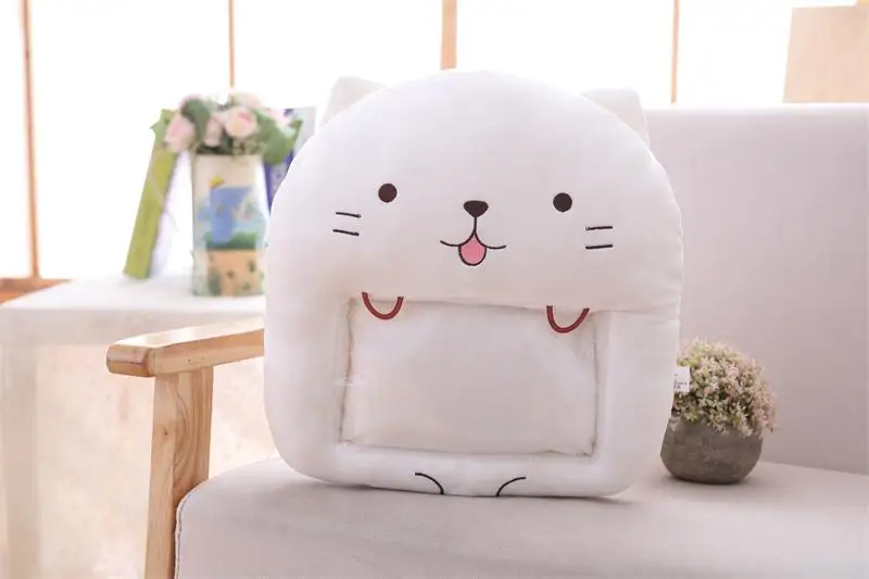 5 Японское аниме sumikko gurashi плюшевая подушка с теплыми руками прозрачное окно может играть мобильный телефон - Цвет: 5
