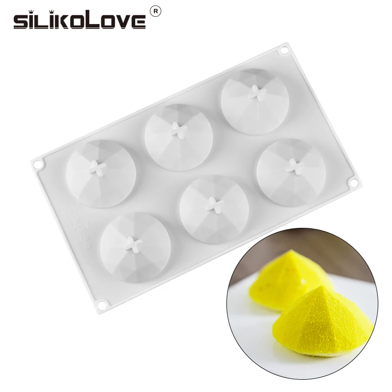 Silicolove 3d силиконовые формы для выпечки торта десерт алмазные мусс и инструменты