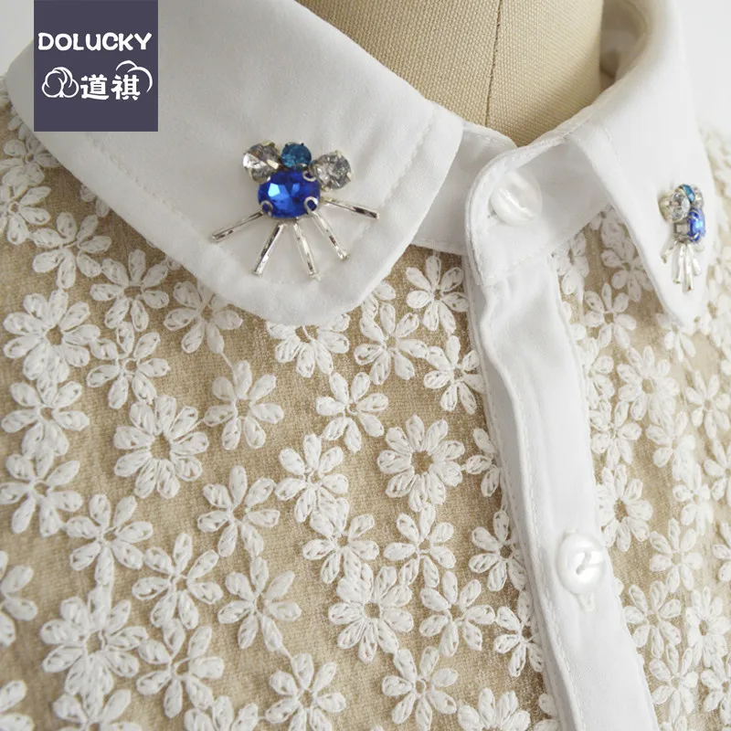 2017 New Lace Embroidery False Collar Wild Decorative Fake Winter Sweet Sweater | Аксессуары для одежды