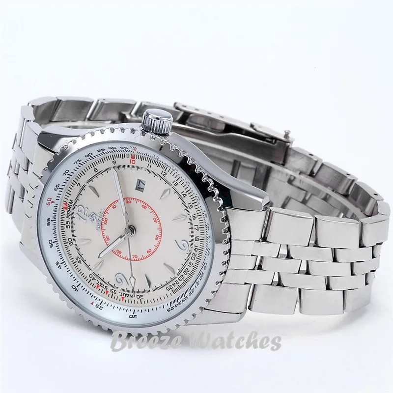 

MG. ORKINA Japan Movement Stainless Steel Strap Silver-tone Gear Case And Bracelet Date Quartz Cheap Watches relogio masculino