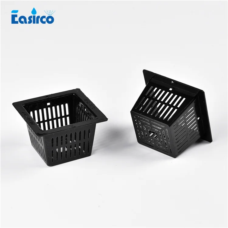 

(10pcs/pack)Mesh pot. Net cup in 4.2x4.2 CM for Hydroponics system(4#). Root support.
