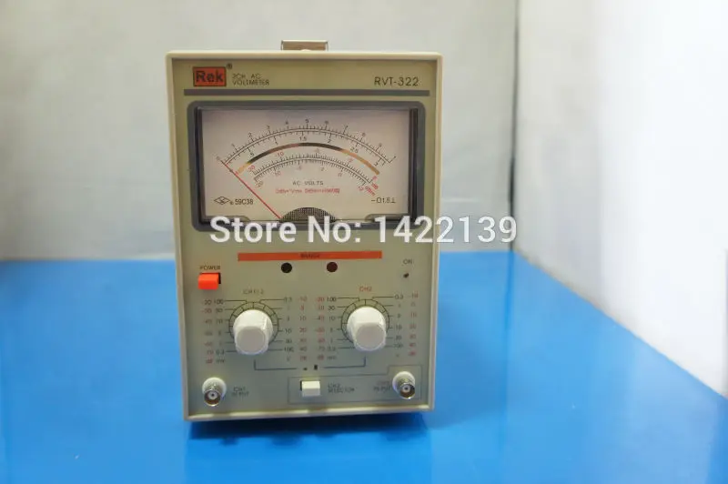 

New Two Channel Millivoltmeter RVT322 , ACV test range:300uV~100V