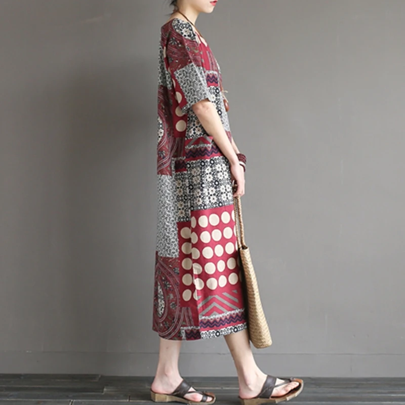 Летняя Новинка 2017 г. оригинальный национальный тренд жидкость лоскутное печати