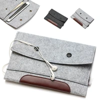 7 9 9 7 inch universal high huality wool felt tablets sleeve bag case for ipad 3 4 5 mini for ipad air 2 cover case pocket pouch
