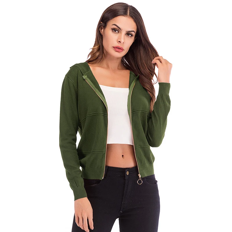 Гладиолус 2018 трикотажные Для Женщин Осеннее пальто с длинными рукавами Зима