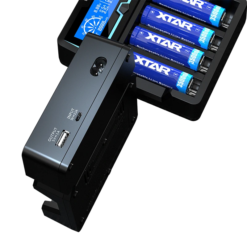 Зарядное устройство XTAR X4 для 14500/14650/16340/17335/17500/17670/18350/18490/18500/18700/22650/26650/18650/20700/21700/