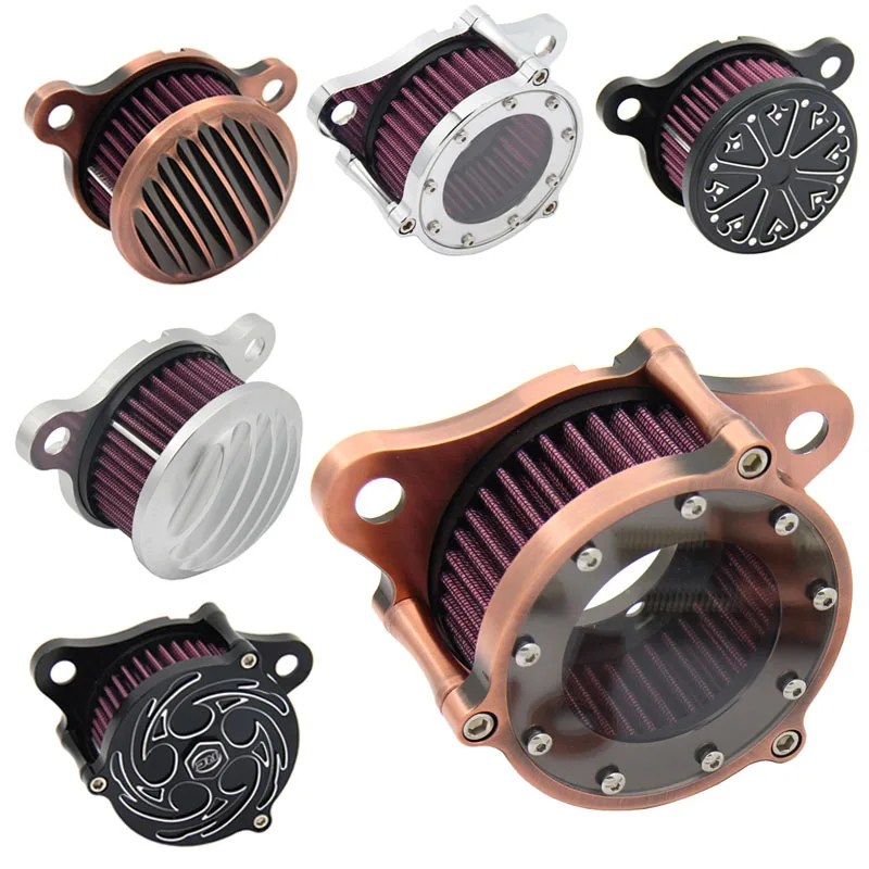 

Воздухозаборник для мотоцикла, фильтр для Sportster XL883 XL1200 x48 2004 2005 2006-2016, универсальный автомобильный фильтр для воздухоочистителя