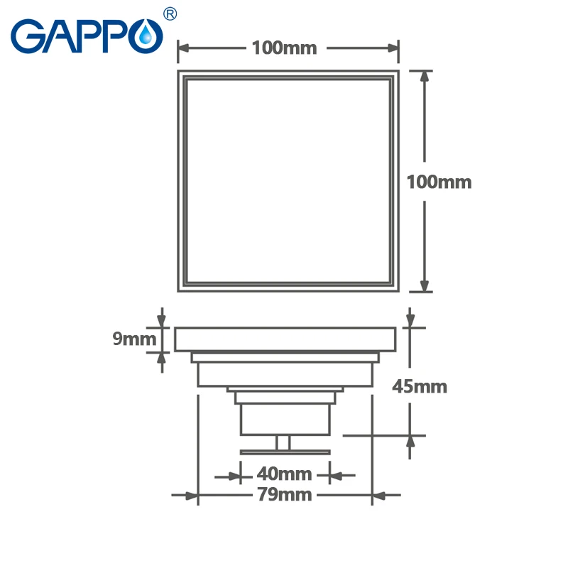 GAPPO стоки анти запах ванная комната трап стоппер Ванна Душ сливной фильтр|Стоки| |