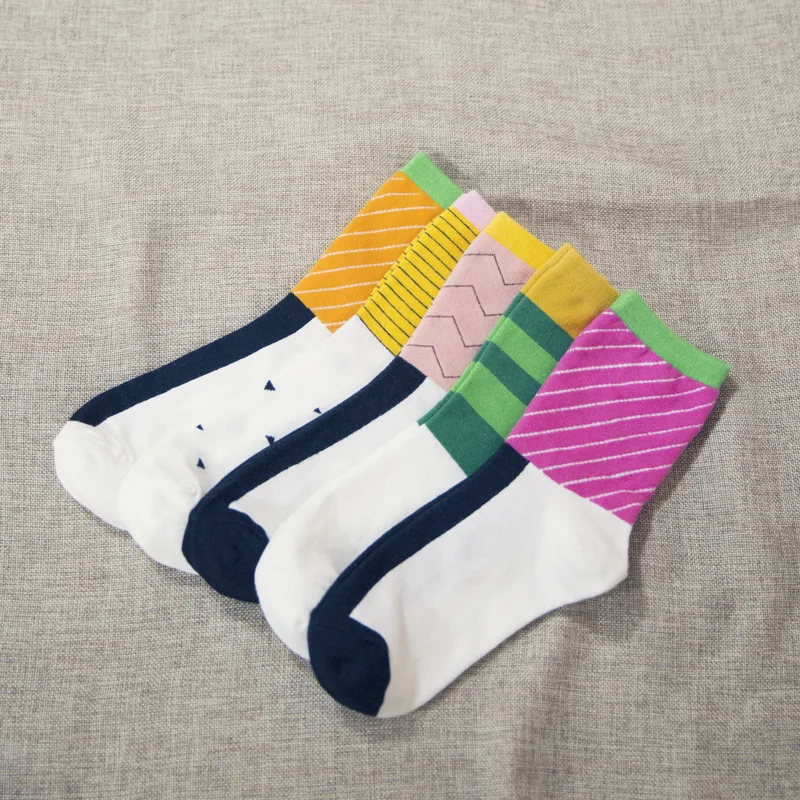 10 Пар/лот Г Жа полосатые носки женщин и сахарной ваты цветные завода оптовая|candy