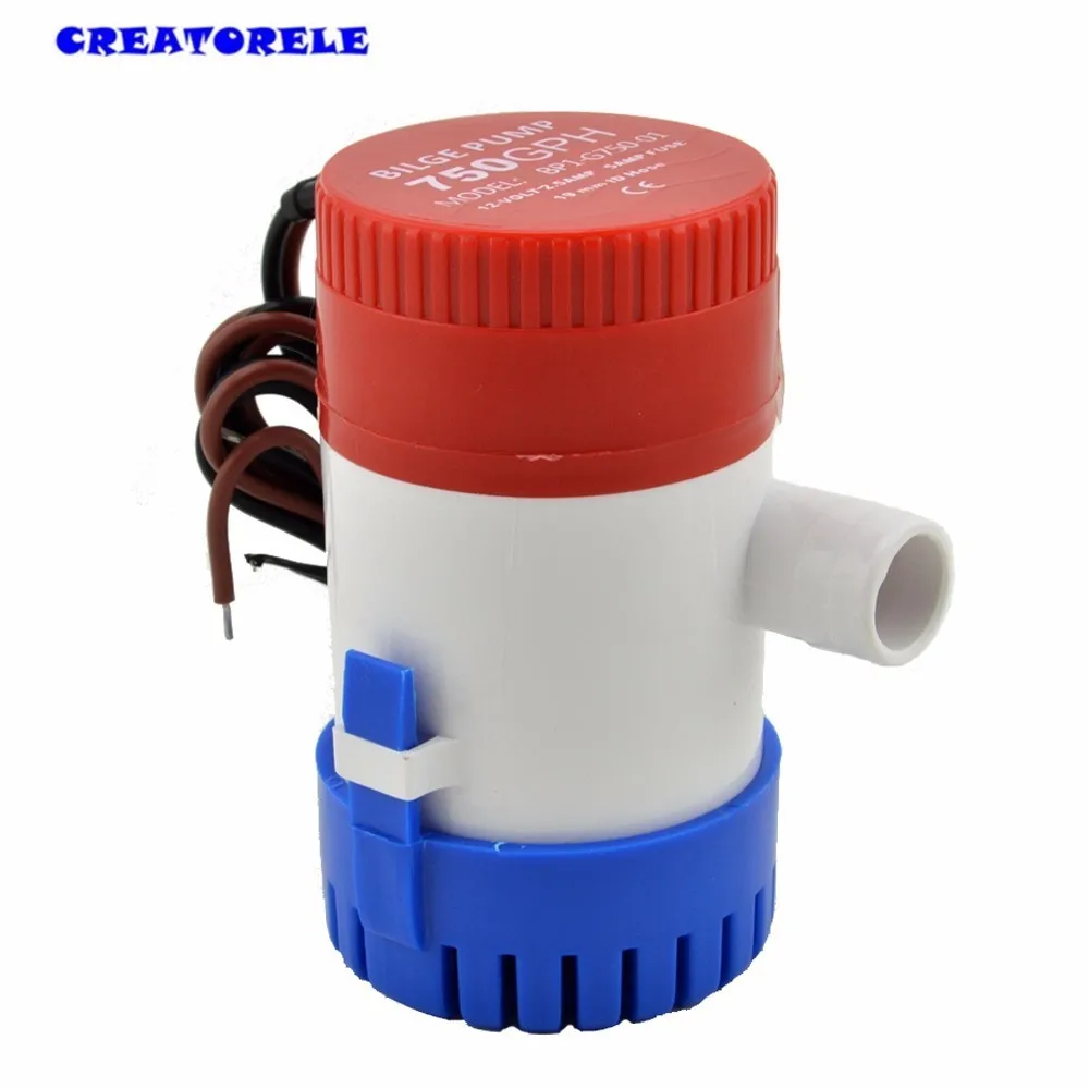 Погружной насос smaII DC 24 в 750 Гал/ч|bilge pump|fountain gardenpool cleaning |
