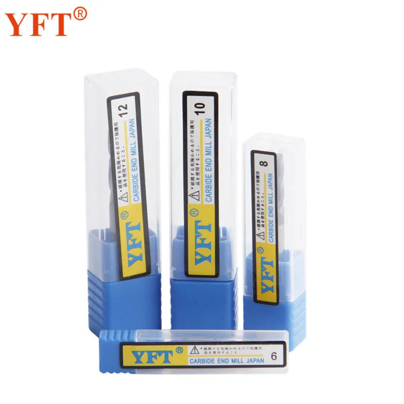 Фреза 1-20 мм фрезерный бит 4-флейта вольфрамовые стальные твердосплавные фрезы HRC45