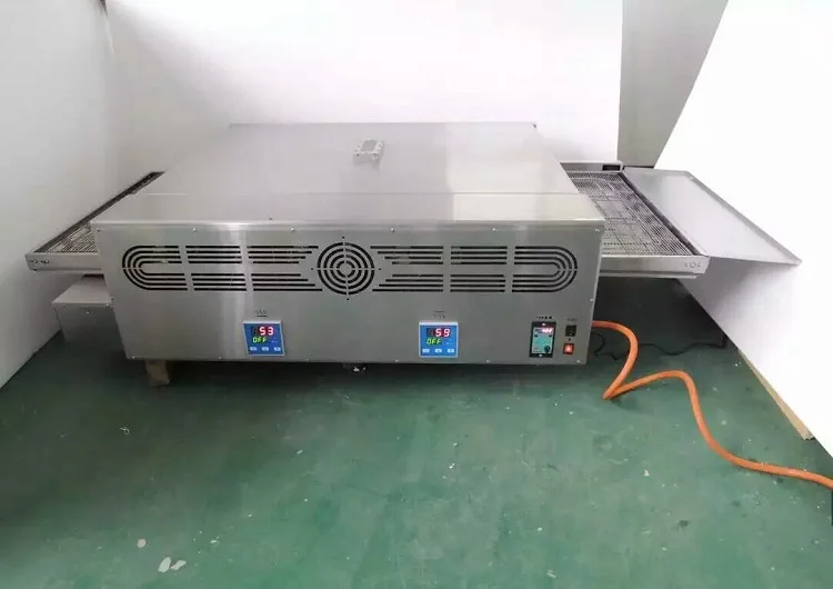 2017 запеченные пиццы 1100X570X370MM KN 12 электрическая конвейерная печь для с бесплатной