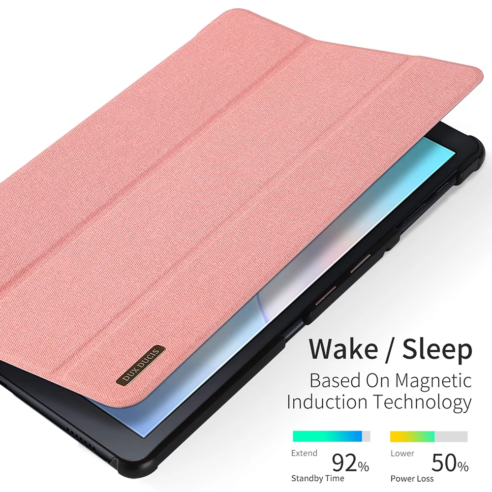 DUX DUCIS из искусственной кожи чехол для samsung Galaxy TAB A2 10,5 Чехол-книжка Smart Cover для samsung TAB A2 10,5 дюймов/A 10,5 T590 T595