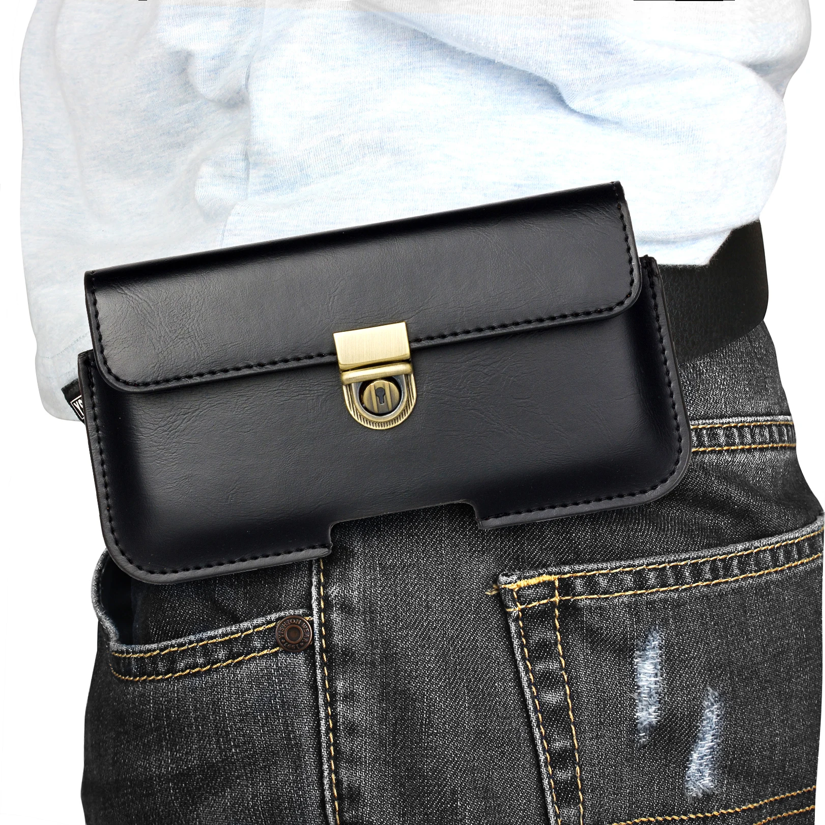 KAILYON for Blackview BV9600 Pro BV9500 P10000 BV9700 BV6100 Waist Bag Genuine leather Durable Phone Cover | Мобильные телефоны и