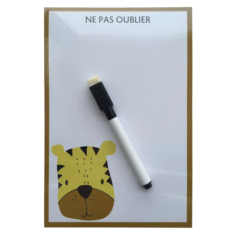 Коробка животных серии печатных сухой стирания Гибкие Магнитные доски/доски