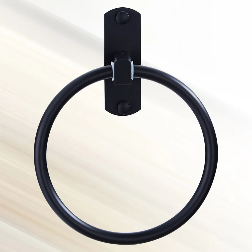 1 шт. круглая алюминиевая вешалка для полотенец|Кольца полотенец| |