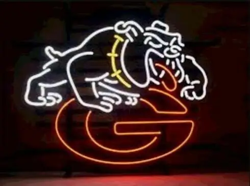 

Custom Made Georgia Bulldogs Glass Neon Light Sign Beer Bar