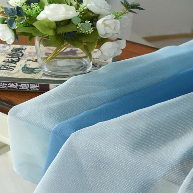 1 шт. детские шторы в синюю и зеленую полоску | Дом сад