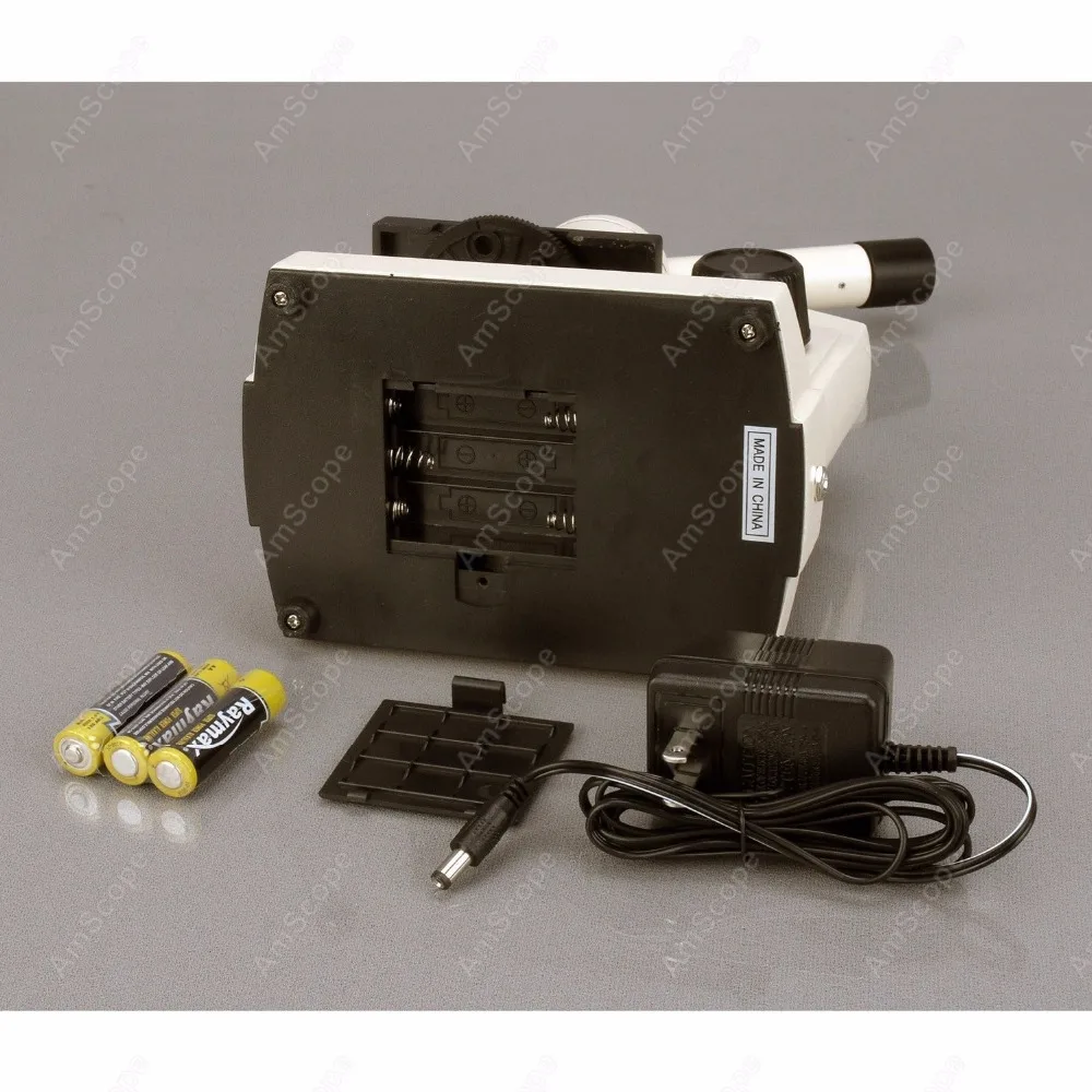 Студенческий биологический полевой микроскоп + светодиодный LITE амскоп