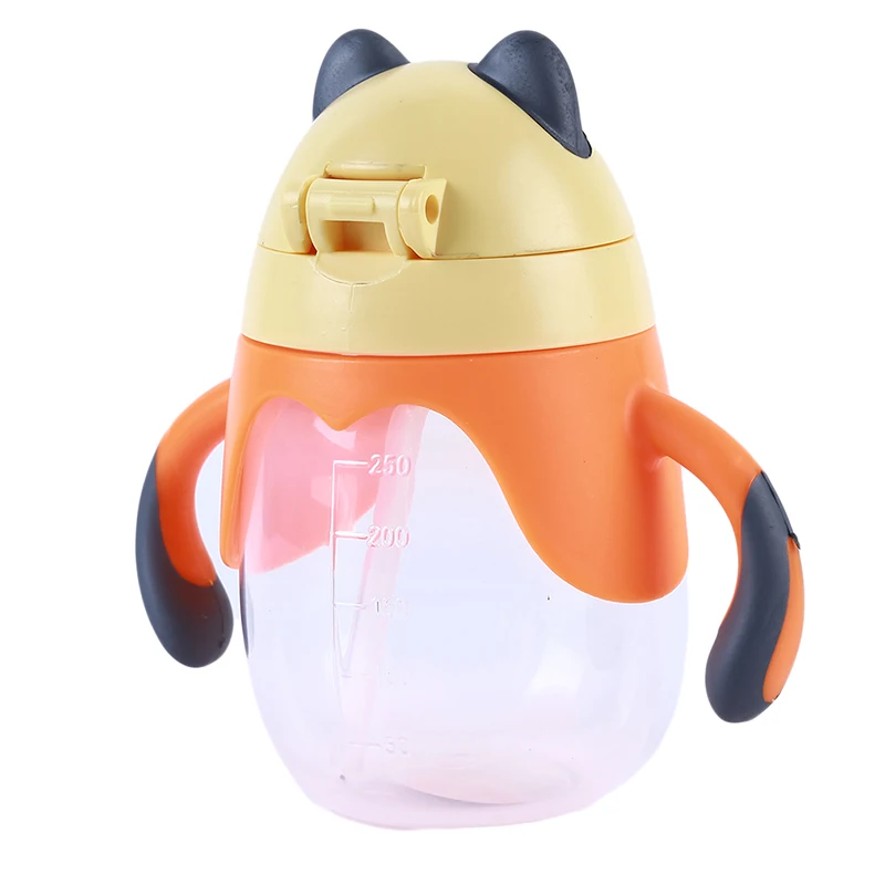 Новая милая детская чашка для обучения кормлению питьевой воды ручка бутылки
