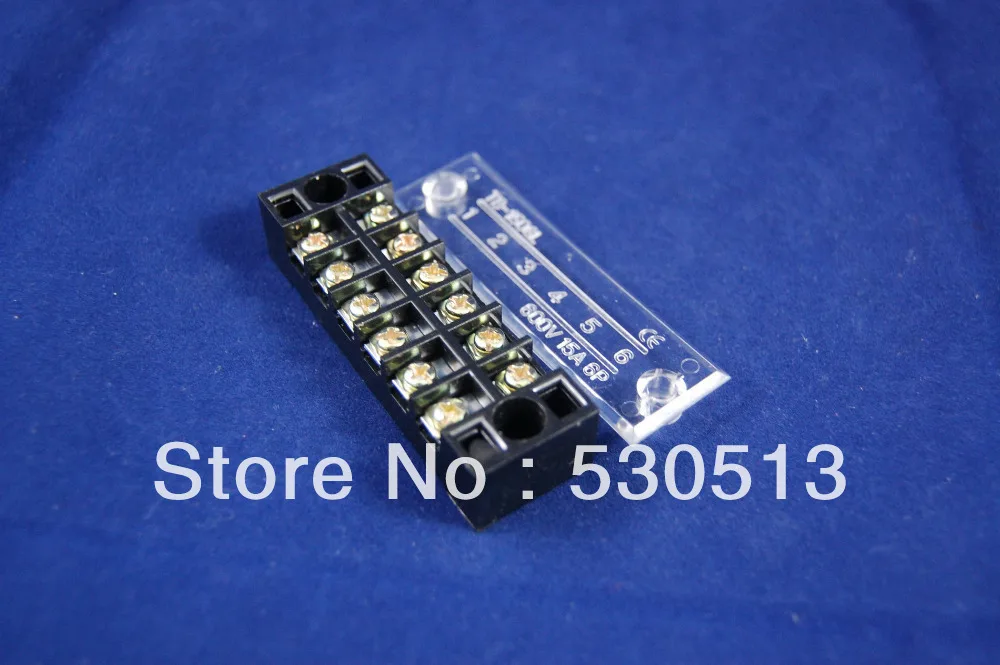 5 шт. Клеммная колодка/полоса с покрытием 6 позиций 15 А 600 в|terminal block pcb|block bagblock pack |