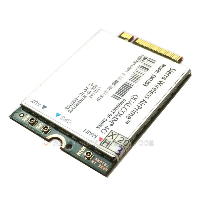 Четырехдиапазонный модуль EM7355 Gobi 5000 100 Мбит/с HSPA + LTE 4G для Sierra Wireless AirPrime WWAN Card