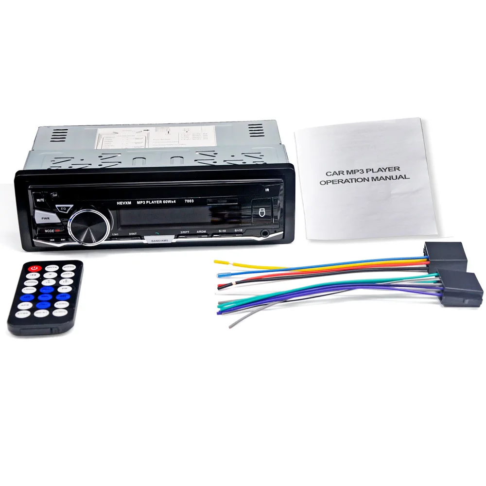 7003 Din автомобильный аудио Авто Радио стерео музыка Bluetooth MP3 плеер FM Tunner Авторадио