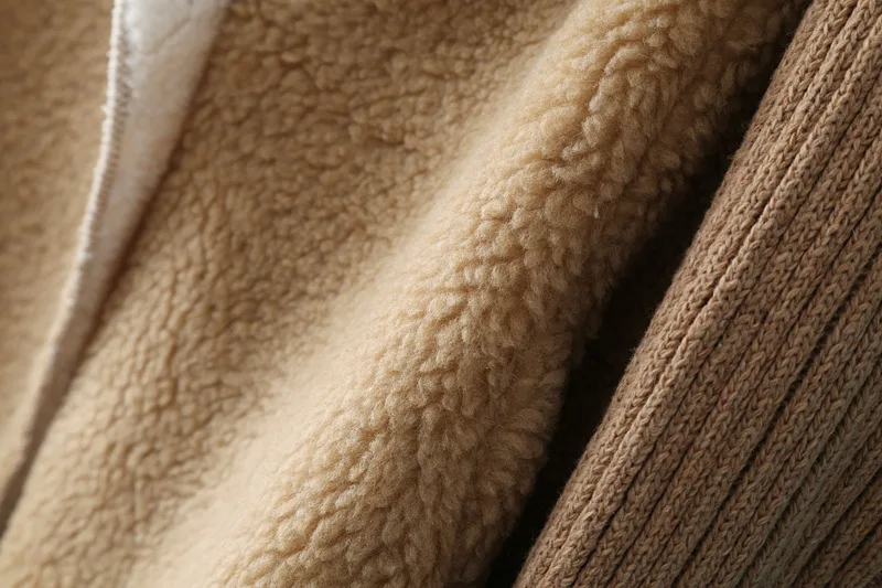 

Women Long Knitted Cardigans Female Fashion Winter Sweater Patchwork Hooded Jacket Sweaters Coat Thick Warm Knitwear Cardigans