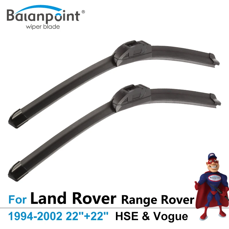 Щетки стеклоочистителя для Land Rover Range HSE &amp Vogue Mk2 1994 2002 22 &quot+ 22&quot набор из 2 лучшие