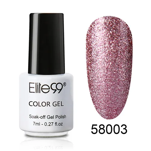 58003 Elite99 Bling 7 мл неоновый Гель-лак для ногтей 12 цветов замачиваемый УФ светодиодный Гель-лак для нейл-арта Vernis долговечные гель-лаки - Цвет: 58003