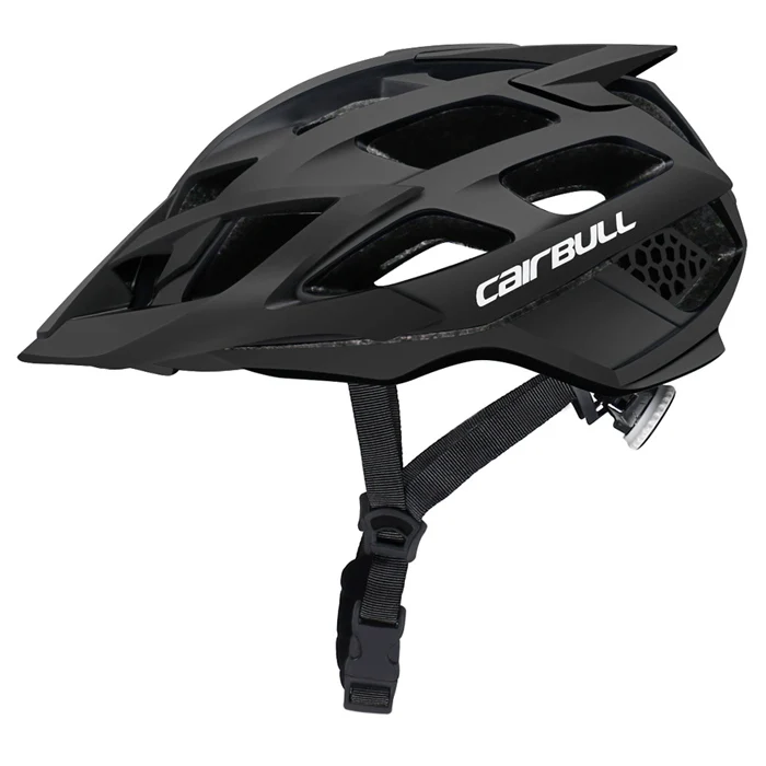 black Cairbull горный велосипедный шлем Casco MTB велосипедный шлем с удаляемый козырек сверхлегкий спортивный безопасный велосипедный шлем BMX - Цвет: black