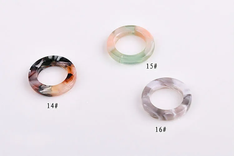 Цветные круглые серьги из Кореи с уксусной кислотой сделай сам подвески для ушей