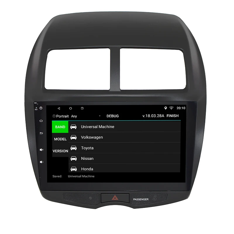 2 Din Android 7.0.0 автомобильная навигация для Mitsubishi ASX 2011 2012 2013 2014 2015 2016 автомобильное