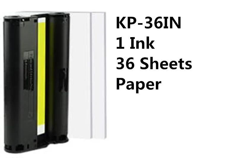 KP-36IN Для Canon SELPHY CP1200 CP1300 CP910 CP900 CP820 ES1 ES2 ES30 CP100 CP200 CP300 CP400 CP500 CP600 CP700 CP720 чернила мелованная бумага "(6 дюймов - Цвет: KP-36IN