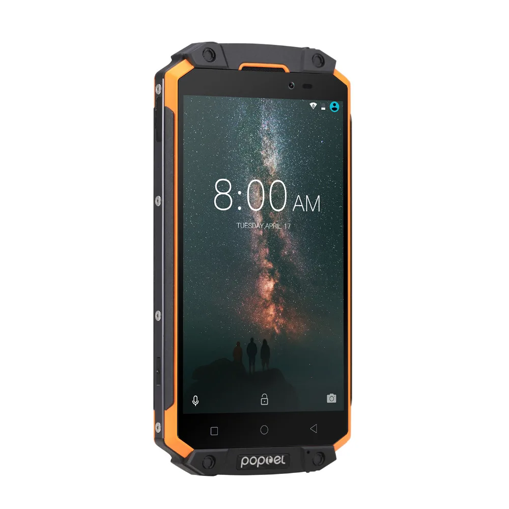 Poptel P9000 MAX 9000 мАч 5 &quotFHD водонепроницаемый мобильный телефон с ip68 4 ГБ + 64 13.0MP Android 7 0
