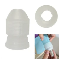 1pcs medium size decorating mouth converter adapter pastry tips plastic connector nozzle cake decorating tools bakeware