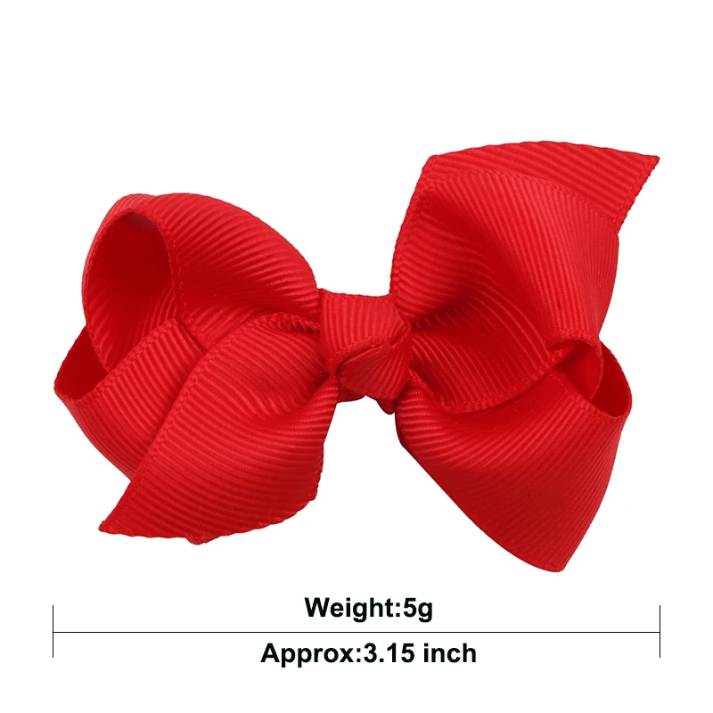 Бутиковая лента HairBow Летний стиль для детей ручной работы заколка для волос банты для детей Твердые Заколка Для Девочек 502