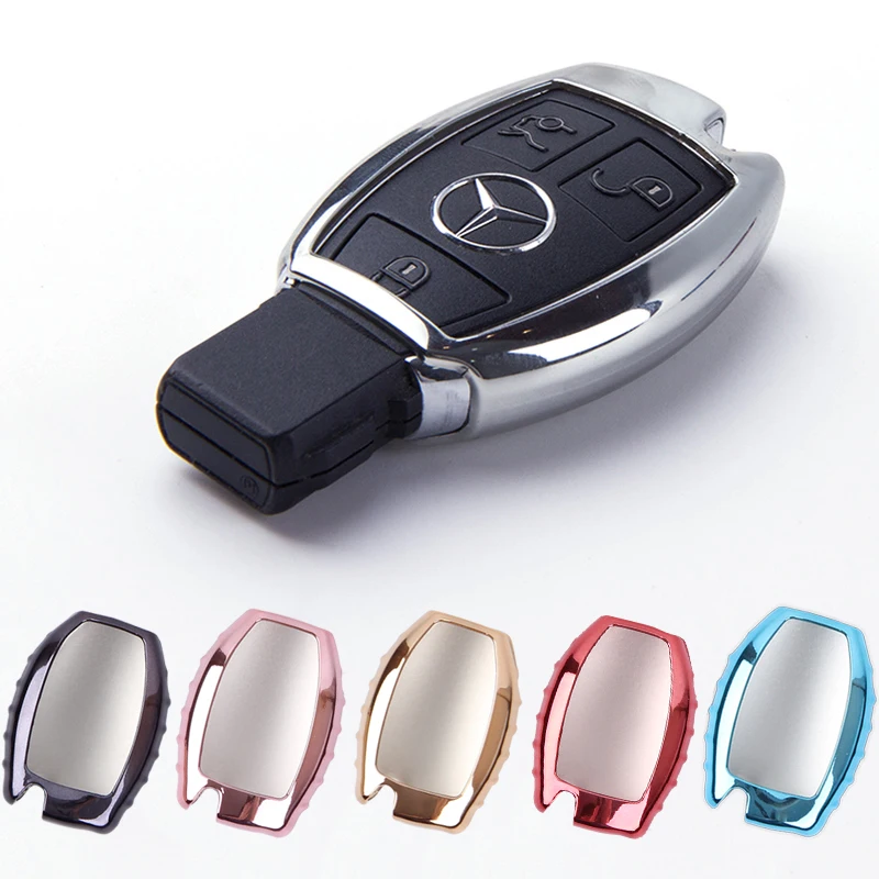 Чехол для автомобильного ключа защитный чехол из ТПУ Mercedes Benz A B C class GLA S E GLC GLK CLA ML