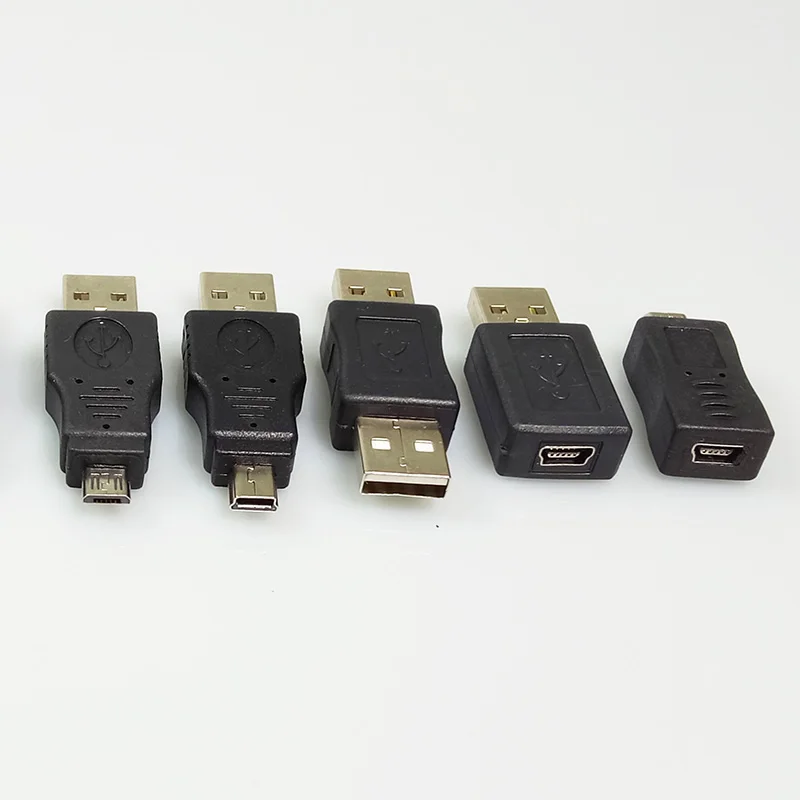10 шт./компл. полный комплект разъем USB 2 0 типа мама штекер папа 5 контактный микро OTG