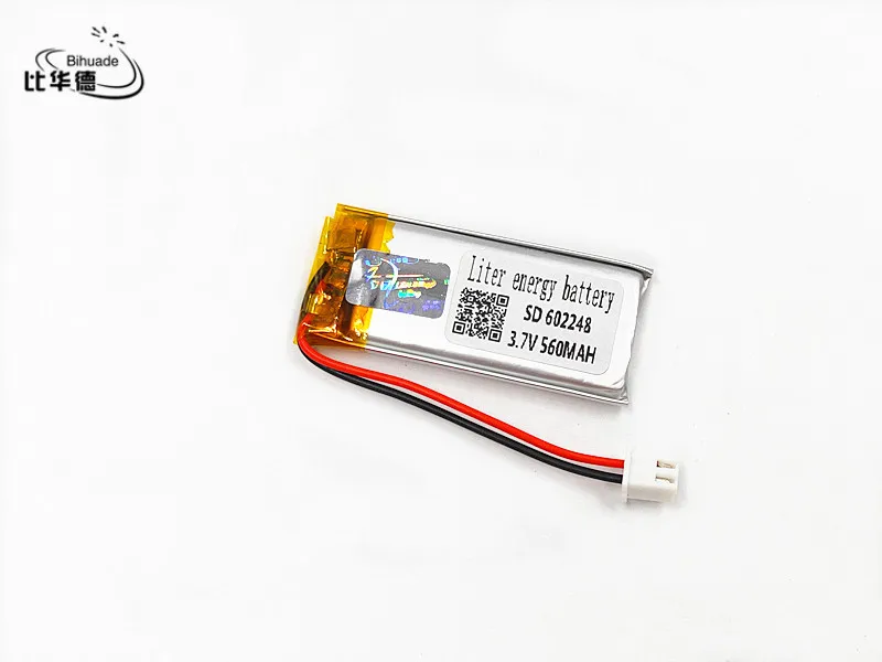XHR-2P 2 54 3 7 V 560mAH 602248 полимерный литий-ионный/литий-ионный аккумулятор для игрушек